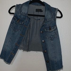 Jean vest Ci Sono denim collection size small